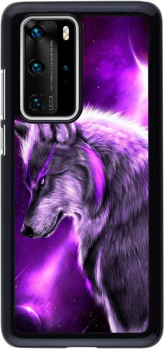 Produktbild PhoneLook Hülle Purple Sky Wolf (Huawei P40 Pro)