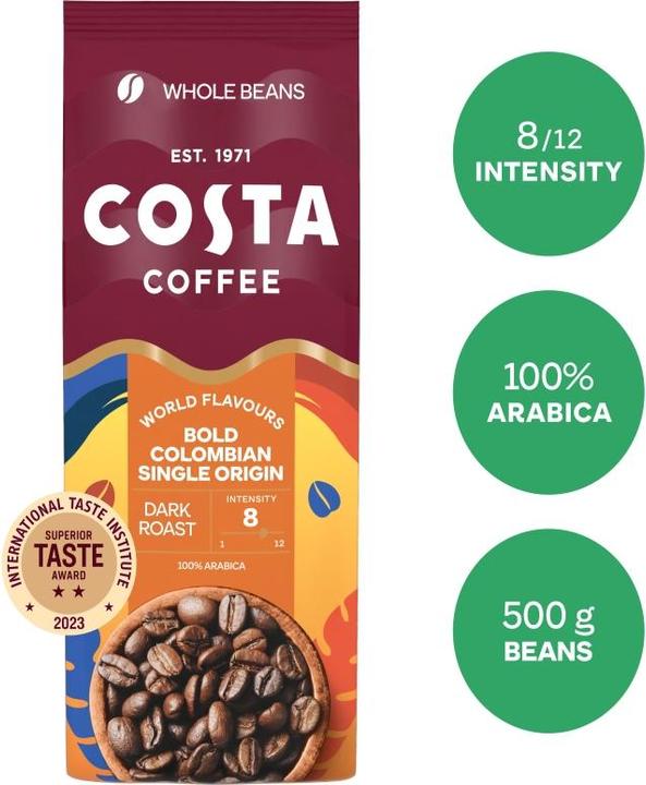 Actual product image Costa Coffee Colombian Roast (500 g, Medium roast)