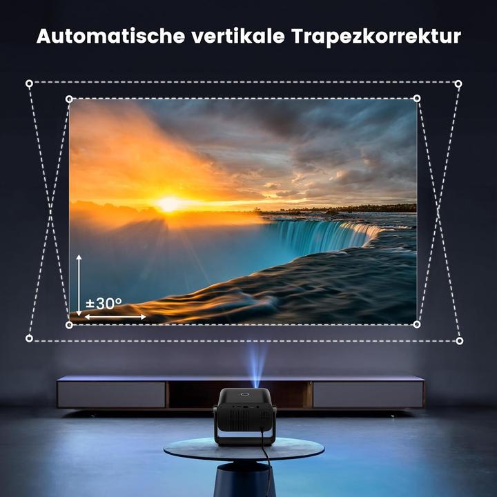 Produktbild Putrims S28 Mini Beamer mit Fernbedienung, Full HD, 1080P (Full HD)