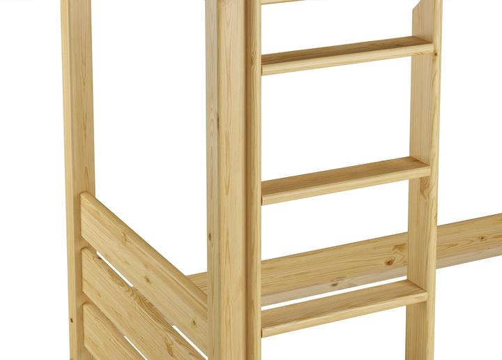 Produktbild Erst-Holz Etagenbett für Erwachsene Kiefer 90x200 Rollrosten Nische 100 Massivholz-Stockbett 60.16-09 (90 x 200 cm)