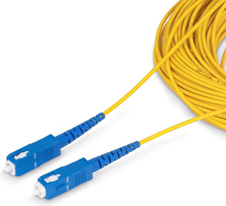 Immagine prodotto StarTech com Cavo in fibra ottica simplex monomodale OS2 da SC a SC (UPC) da 100 m, 9/125µm, 40G/100 (CAT7, 100 m)