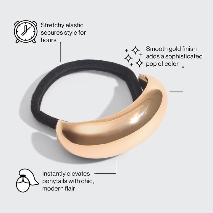 Immagine prodotto Kitsch Haarband Metallwolke Gold M