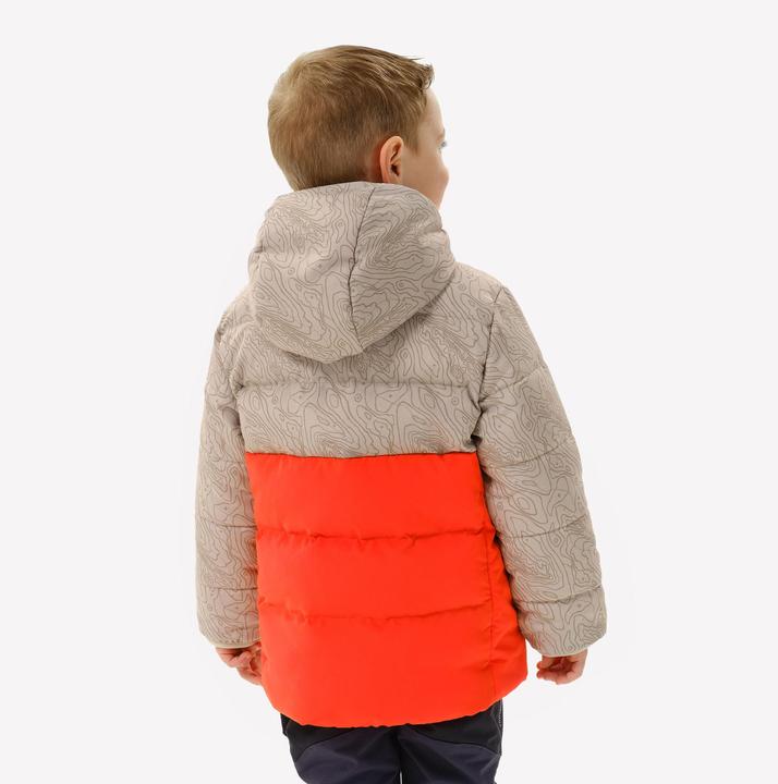 Actual product image Quechua Winter jacket toddlers size 92-116 hiking - NH500 orange/beige