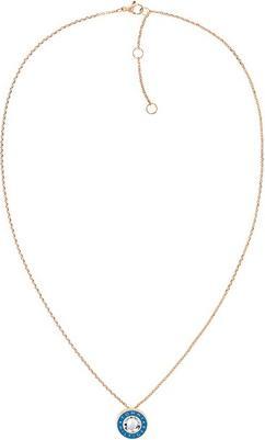 Actual product image Tommy Hilfiger Elegant Bronze Necklace with Layered Crystal 2780802