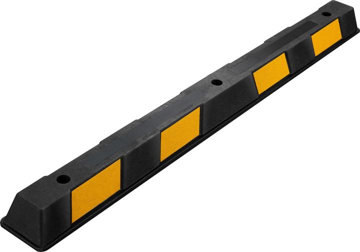Produktbild Wiltec Radstopper 165x16x10cm Einparkhilfe Gummi Anfahrschutz Parkhilfe Garage