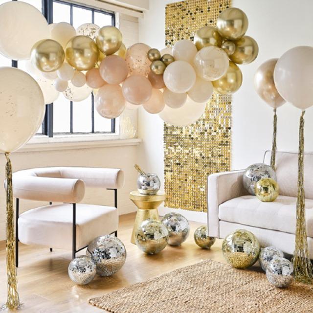 Produktbild Ginger Ray Backdrop Gold Schimmernde Wand Hintergrund Kacheln - von