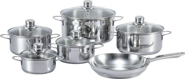 Siemens Peperoni Kochtopfset 11 tlg. Edelstahl (Kochtopf, Edelstahl)