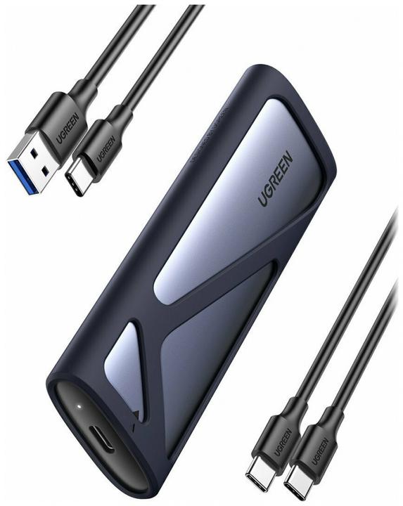 Productafbeelding Ugreen CM400 M.2 SSD behuizing, NVMe, SATA, 10Gbps, USB-C (Grijs) (M.2)