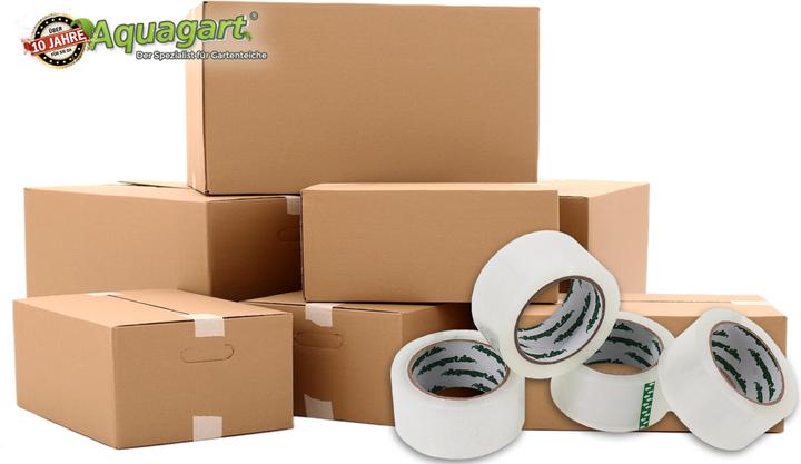 Produktbild Aquagart 108 x Profi Klebeband Paketband extra stark Paketklebeband 50mm x 66m (50 mm)