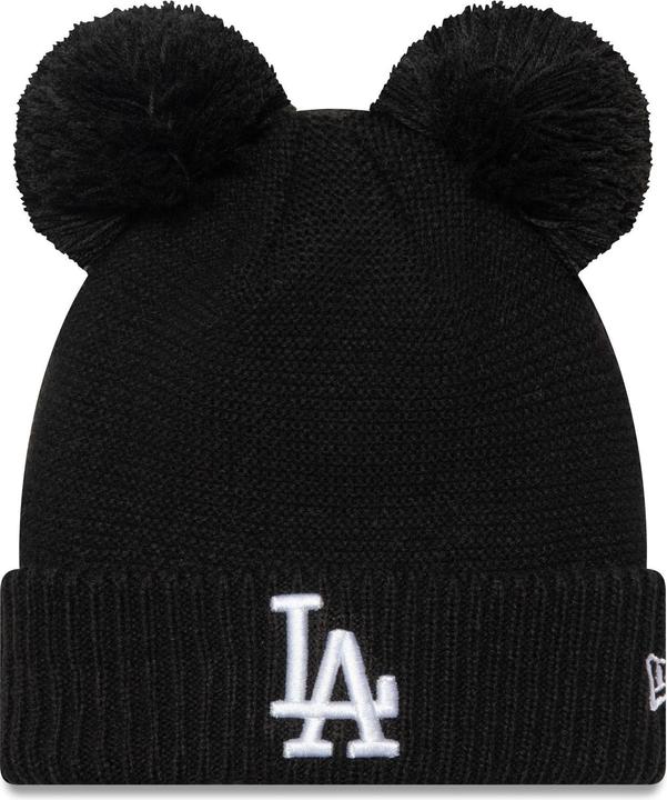New Era Damen Double Bobble Wintermütze LA Dodgers schwarz