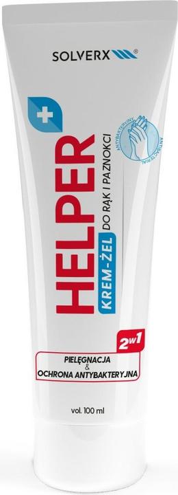 Solverx Helper Cream-Gel For Hands And Nails Care & Antibacterial Protection 100Ml (100 ml)