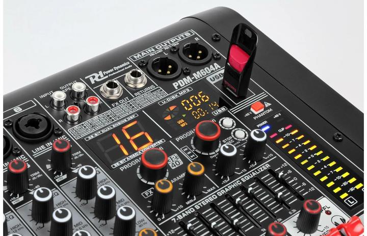 Image du produit Power Dynamics Mélangeur PDM-M604A (Studio et mixeur live)