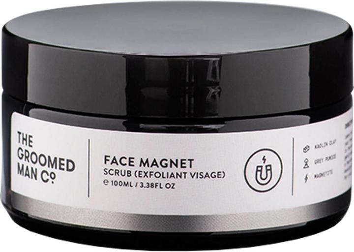 Actual product image The Groomed Man Face Magnet Scrub (Cleaning cloths, 100 ml)