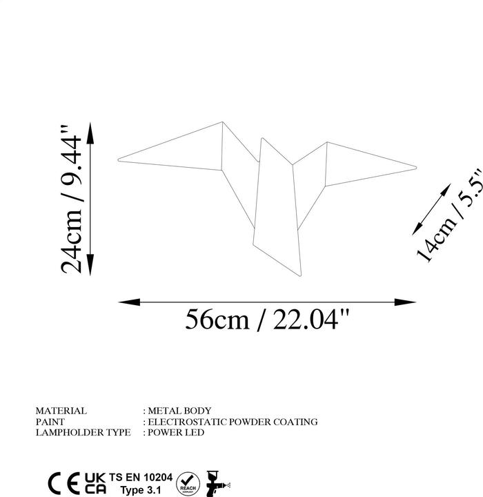 Image du produit Opviq Pacali Wall Lamp