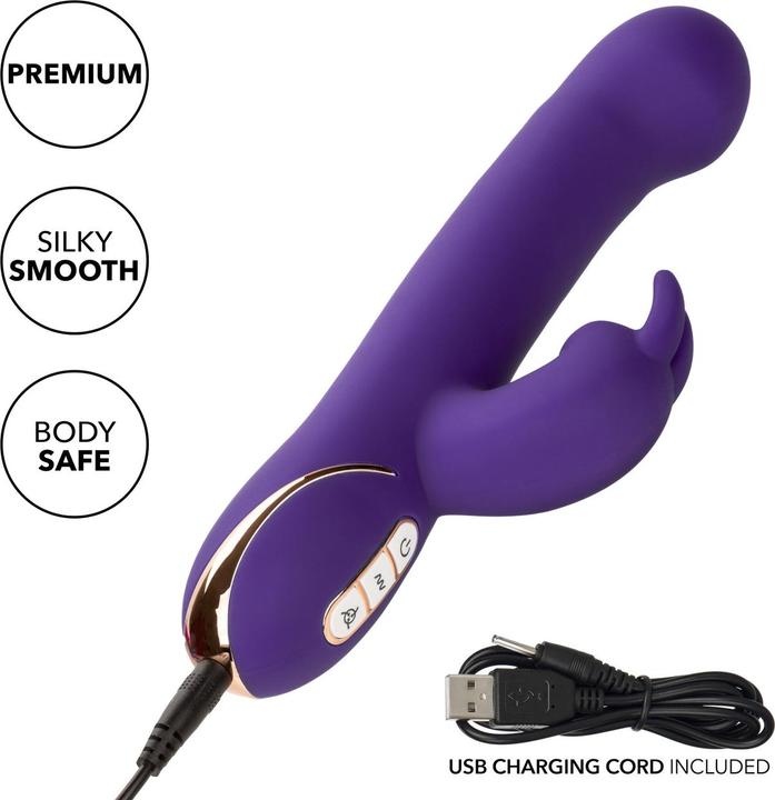 Image du produit CalExotics Jack Rabbit Vibrateur & Stimulateur 7 Vibrations Et Mode Succion Bleu