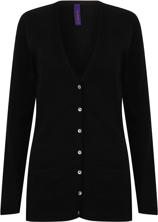 Image du produit Henbury Veste en tricot avec col en V (3XL)