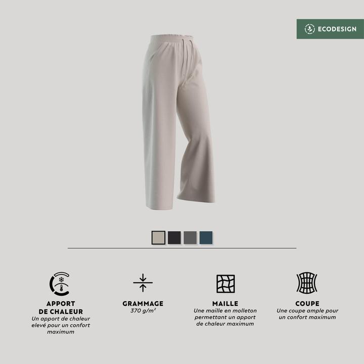 Image du produit Domyos Pantalon ample Fitness Femme - 520 Blanc Coquille (W26/L30)