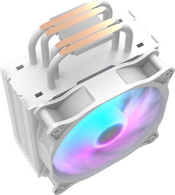 Image du produit Darkflash Tech Darkair CPU active cooling LED (heatsink + fan 120x120) white (157 mm)