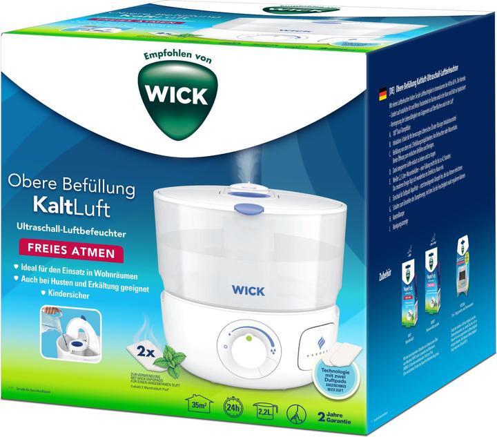 Immagine prodotto Wick WUL585E Umidificatore ad aria fredda (35 m²)