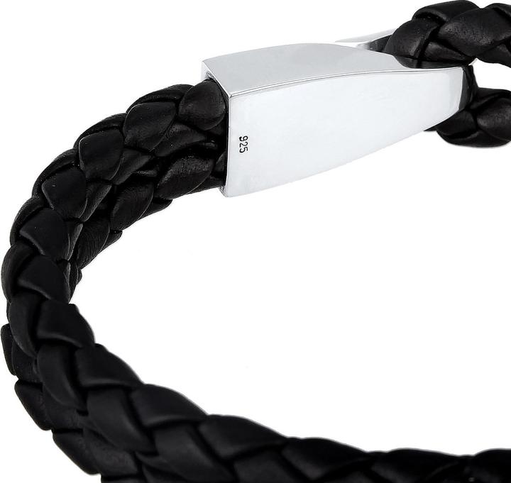 Immagine prodotto Kuzzoi Gancio (23 cm, Argento 925, Cuoio)