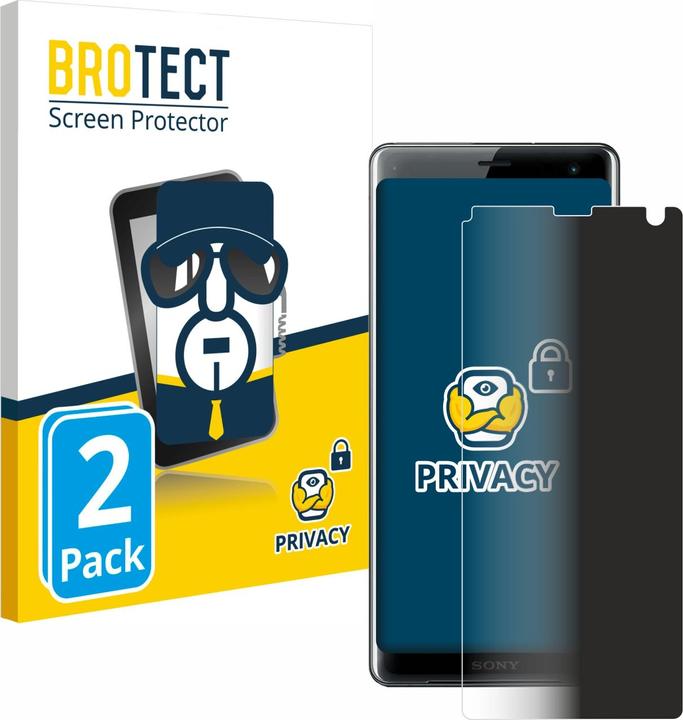 Immagine prodotto BROTECT Pellicola privacy antispia Pellicola di protezione dalla luce blu (2 Pezzo/i, Sony Xperia XZ3)