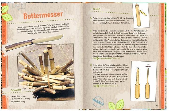 Produktbild Schnitzen mit den Taschenmesser (Deutsch, Arne Schirdewahn, Sonja Schirdewahn, 2024)