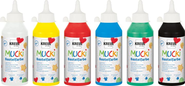 Productafbeelding Mucki Knutselverf (Blauw, 250 ml)