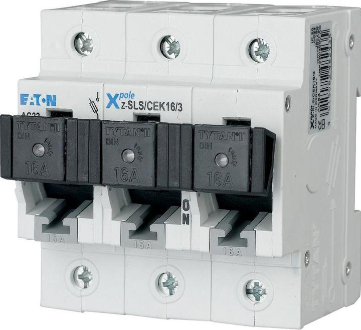 Produktbild Eaton MOE Z-SLS/CEK16/3 Sicherungs Lasttrennschalter 3p 16A (16 A)