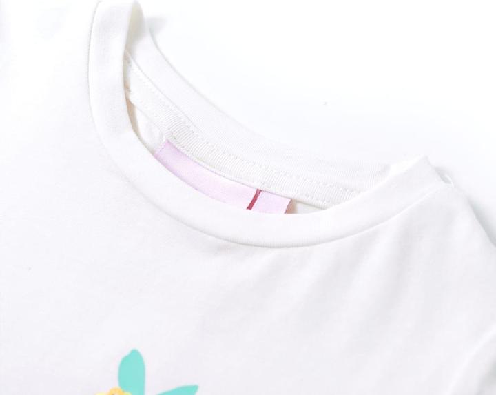 Immagine prodotto VidaXL Maglietta da bambino ecru 140,Materiale: 95 % cotone. 5 (140)