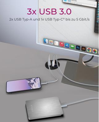 Produktbild Icy Box IB-Hub1404A (USB-A, 3 Ports)