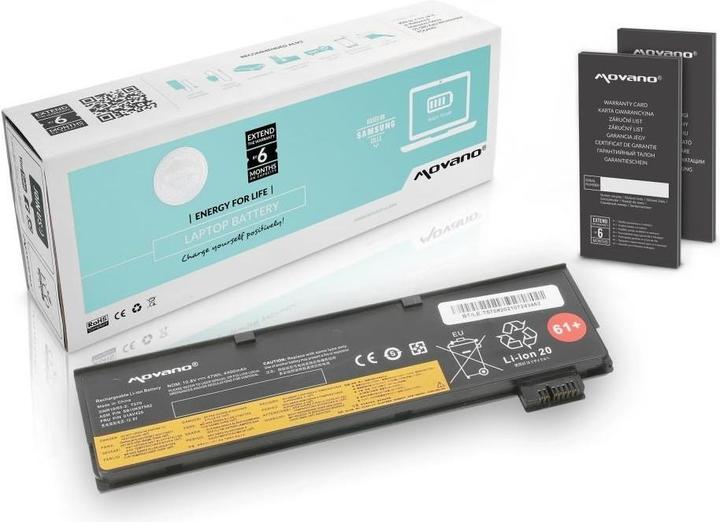 Movano Battery for Lenovo Thinkpad T570 (10.8 V-11.1 V) (4400 mAh) (6 Cells, 4400 mAh)
