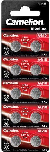 Produktbild Pilha LR1130/AG10 für Uhren (10 Stk., AG10, 78 mAh)