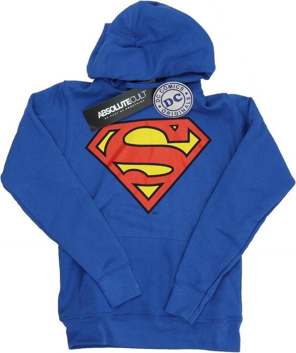 Superman Logo Kapuzenpullover (L)