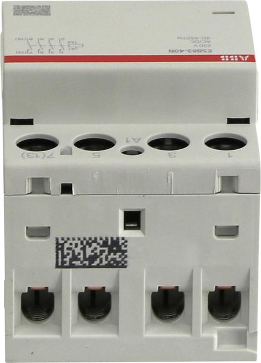 Image du produit ABB ESB63-40N-06 Contacteur d'installation 4S/0Ö, 230 V AC/DC