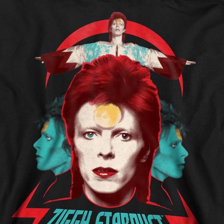 Immagine prodotto David Bowie Ziggy Heads Felpa Adulto Unisex (M)