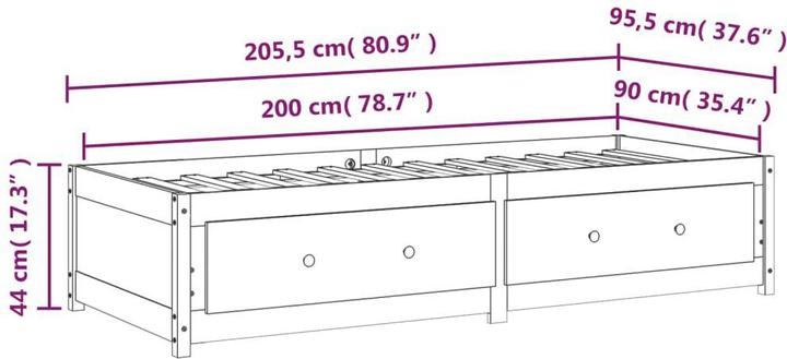 Immagine prodotto VidaXL Rees (90 x 200 cm)