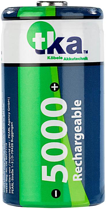 Produktbild TKA 2er-Set NiMH-Akkus Typ C / Babyzelle (1 Stk., 5000 mAh)