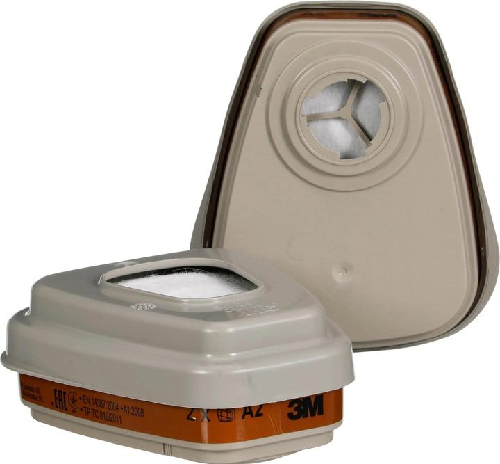 Immagine prodotto 3M Filtro di ricambio per respiratore semimaschera 6002C (A2P2, 2 x)