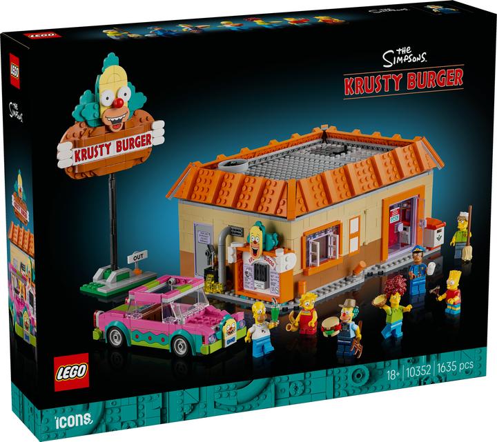 Actual product image LEGO 10352 The Simpsons: Krusty Burger (10352, LEGO Icons)