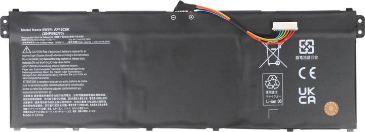 Actual product image AccuCell Battery Acer Aspire 5 A515-45, replaces Acer AP18C8K (4471 mAh)