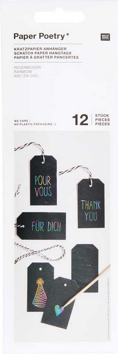 Actual product image Rico Design Tags scratch paper