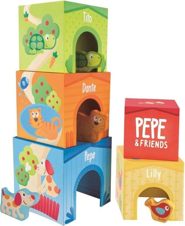 Immagine prodotto Hape Pepe & Friends torre di impilamento
