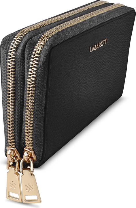 Actual product image Lazarotti Bologna Leather wallet RFID protection leather 20 cm