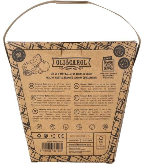 Image du produit Oli and Carol Fruchtsalat Baby Sensory Bälle