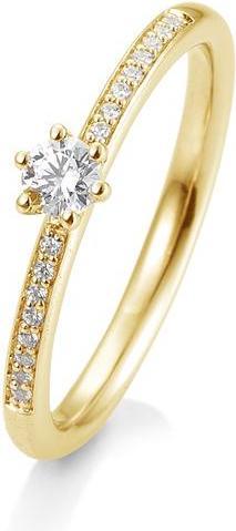 Breuning Verlobungsring Pavé (57, 750/18 K Gold)