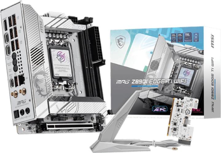 Actual product image MSI MPG Z890I EDGE TI WIFI (LGA 1851, Intel Z890, Mini-ITX)