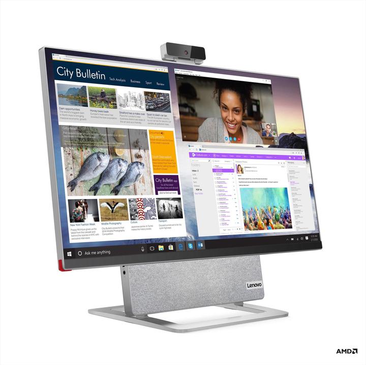 Actual product image Lenovo Yoga AIO 7 27ARH6 (AMD Ryzen 7 4800H, 16 GB, 1000 GB, GeForce RTX 2060)