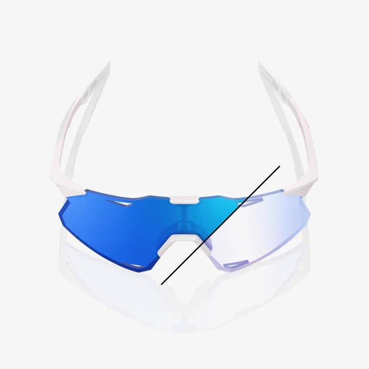 Produktbild 100% HYPERCRAFT LE - Bastille (Weiss, Blue Mirror Photochromic)