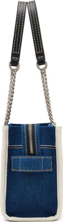 Immagine prodotto Marc Jacobs the small tote in blue denim with embroidered logo
