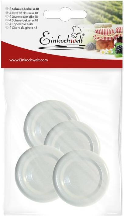 Dosen-Zentrale Twist-off Deckel (4 Stk., 0.33 l)